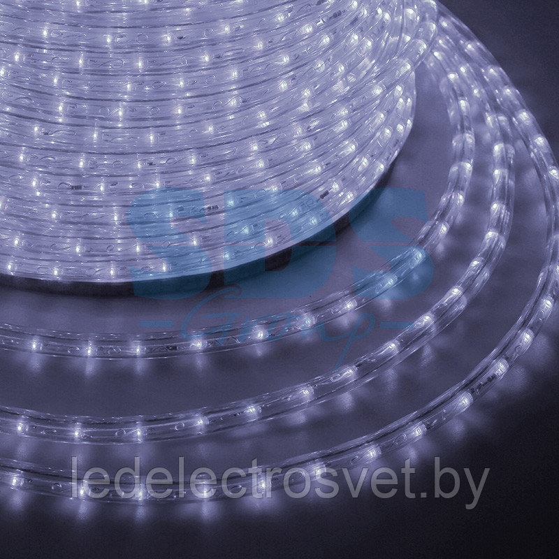 Дюралайт LED, эффект мерцания (2W) - белый Эконом 24 LED/м , бухта 100м - фото 1 - id-p106103513