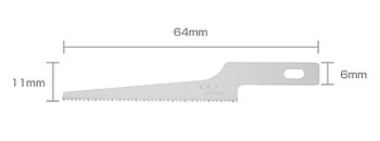 Лезвие OLFA для ножа AK-4, NS/3 (Япония)