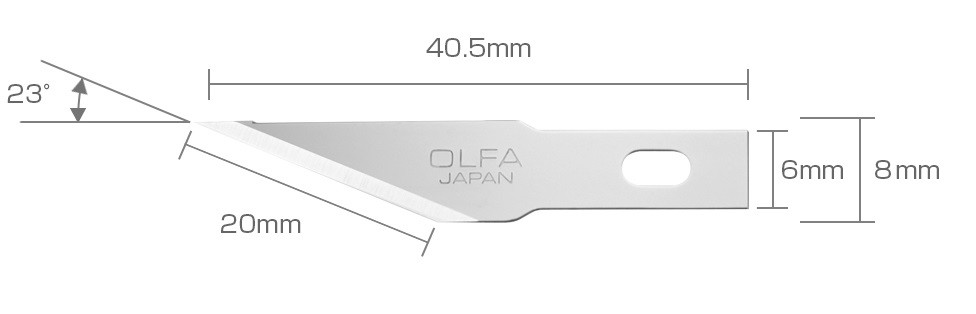 Лезвие OLFA для ножа AK-4, S/5 (Япония)