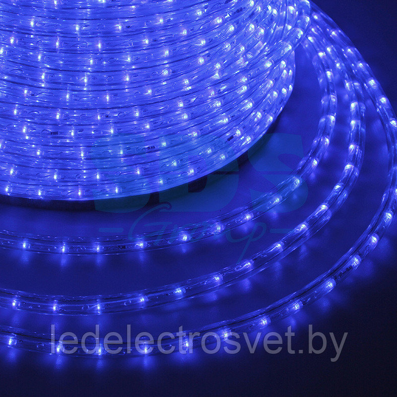 Дюралайт LED, постоянное свечение (2W) - синий, 30 LED/м, бухта 100м - фото 1 - id-p106103657