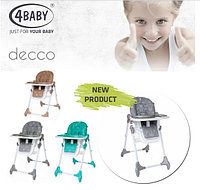 Стульчик для кормления 4BABY Decco расцветки в ассортименте