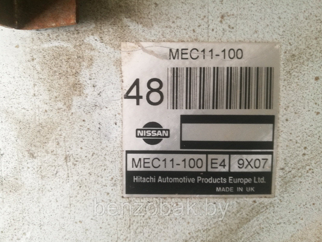 БЛОК УПРАВЛЕНИЯ ДВИГАТЕЛЕМ ЭБУ MEC11-100 NISSAN PRIMERA P11 2.0 - фото 4 - id-p106104821