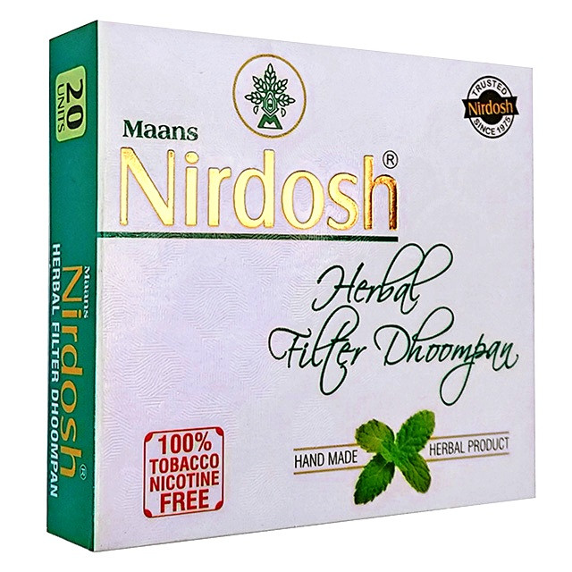 Нирдош (Nirdosh) травяной ингалятор с фильтром, 20шт - бросить курить легко - фото 1 - id-p106108989