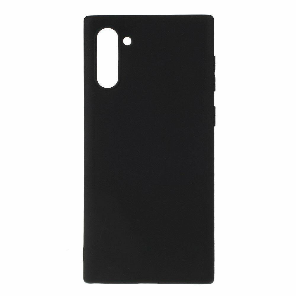 Чехол-накладка для Samsung Galaxy Note 10 plus (силикон) черный - фото 2 - id-p106110326