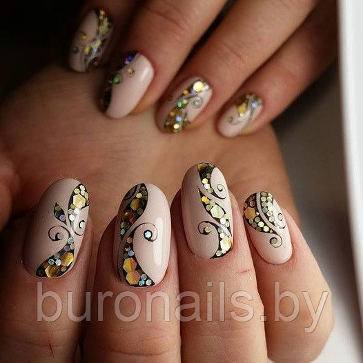 Камифубики с блестками, для дизайна ногтей "Mix"№6 - фото 2 - id-p106110363