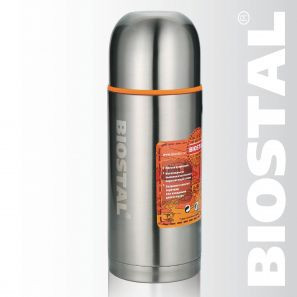 Термос Biostal NВP-750 (0.75 л.) с двумя пробками и чашкой. - фото 1 - id-p36108358