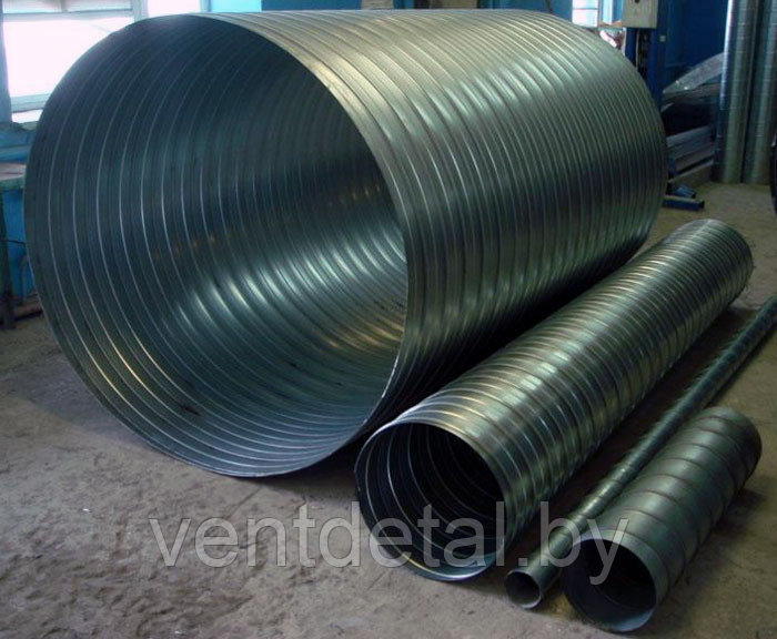 Воздуховод Ф315 мм.3м. Спирально-навивной.