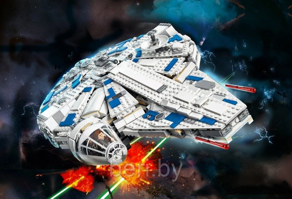10915 Конструктор LARI SPACE WARS "Сокол Тысячелетия на Дуге Кесселя" 1449 деталей аналог LEGO Star Wars 75212 - фото 10 - id-p106115924