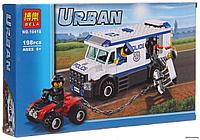 10418 Конструктор Bela Urban "Автомобиль для перевозки заключённых" 198 деталей, аналог Lego City 60043