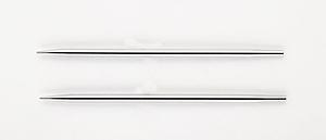 Knit Pro Спицы съемные Nova Metal 3,5 мм для длины тросика 20 см, никелированная латунь, серебристый, 2шт