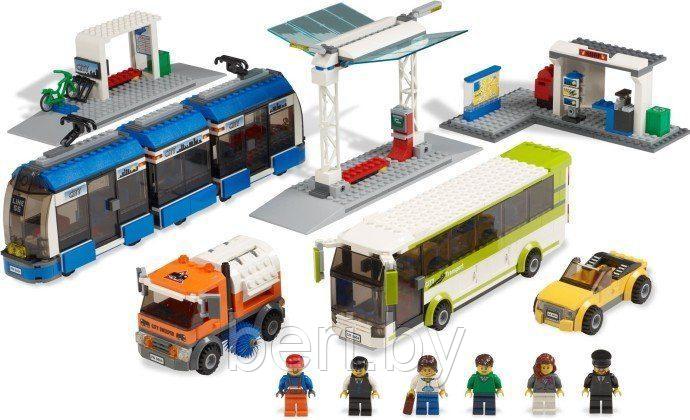 02023 Конструктор LEPIN "Общественный транспорт" 968 деталей, налог Lego 8404 - фото 2 - id-p106128708