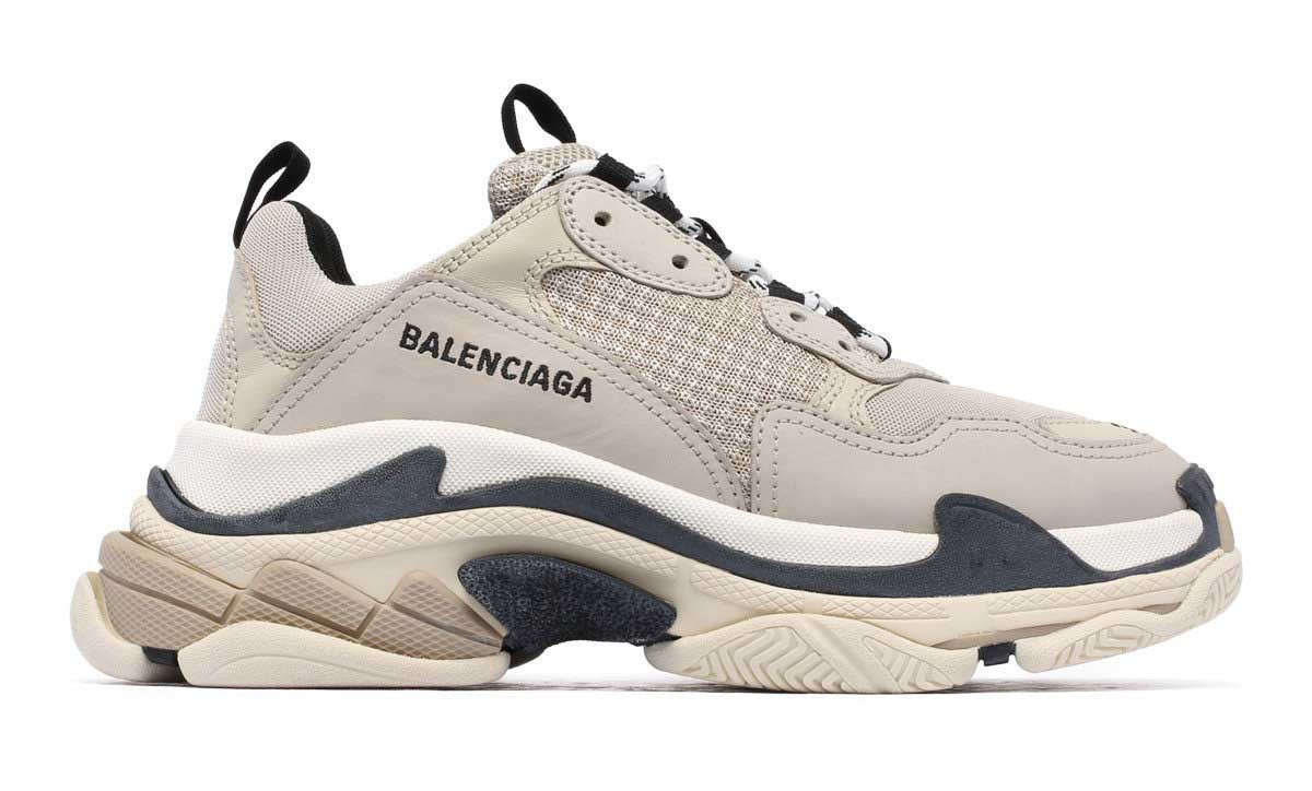 Кроссовки Balenciaga Beige & Black Triple S 40