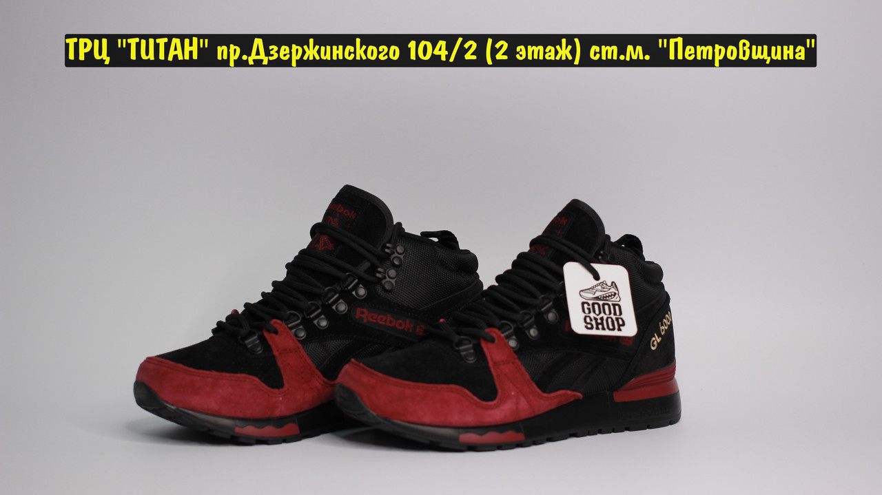 Кроссовки Reebok Gl 6000 Black Red