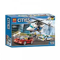 10656 Конструктор Bela Cities "Стремительная погоня" 318 деталей, аналог Lego City 60138