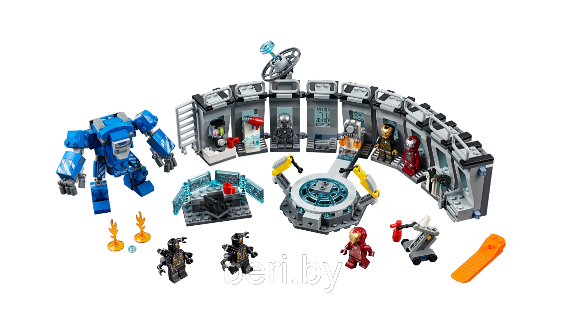 64016 Конструктор PACK Avengegs "Лаборатория Железного человека", 551 деталь, аналог LEGO Super Heroes 76125 - фото 2 - id-p106155558