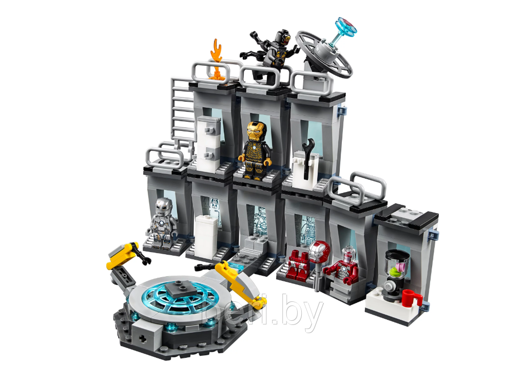 64016 Конструктор PACK Avengegs "Лаборатория Железного человека", 551 деталь, аналог LEGO Super Heroes 76125 - фото 3 - id-p106155558
