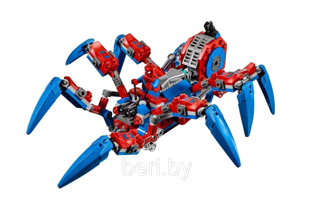 64023 Конструктор LELE Super Heroes "Паучий вездеход", 472 детали, аналог LEGO 76114 - фото 3 - id-p106158202
