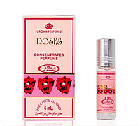 Арабские Масляные Духи Розы (Al Rehab Roses), 6мл роза, сандал и амбра