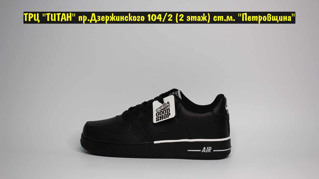 Кроссовки Nike Air Force Black - фото 2 - id-p106151959