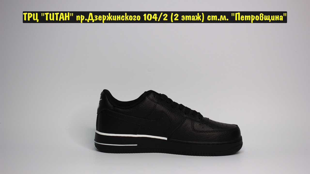 Кроссовки Nike Air Force Black - фото 4 - id-p106151959