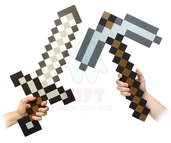 Железный меч Майнкрафт (Minecraft) - фото 5 - id-p5842236