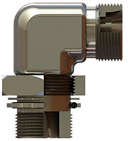 Адаптер угловой регулируемый с поджимной гайкой AGRBR-CE