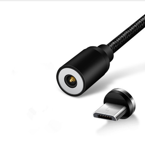 Кабель магнитный USB X-cable Led 1 м Black (для зарядки) Type-C + Lightning + Micro Usb - фото 2 - id-p106215142