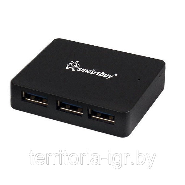 Разветвитель USB Hub 4 порта SBHA-6000-K Smartbuy - фото 1 - id-p106215140