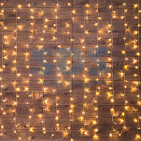 Гирлянда "Светодиодный Дождь" 2,5x2 м, свечение с динамикой, прозрачный провод, 230 В, диоды ТЕПЛЫЙ БЕЛЫЙ