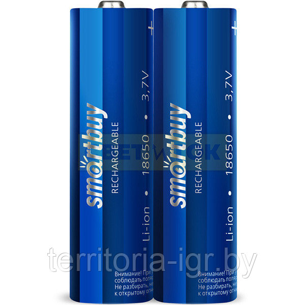 Аккумуляторы LI18650-2000 mAh SBBR-18650-2S2000 Smartbuy