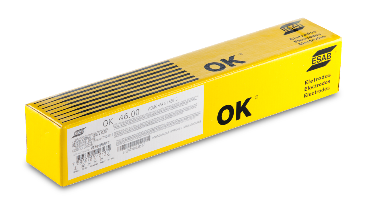 Электроды сварочные OK 46.00 Ø 4.0 (6.6 кг) пр-во РФ, ESAB-SVEL - фото 2 - id-p3281889