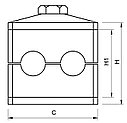 Держатель для труб (зажим) DN 6 (D2.01-6/6), фото 2