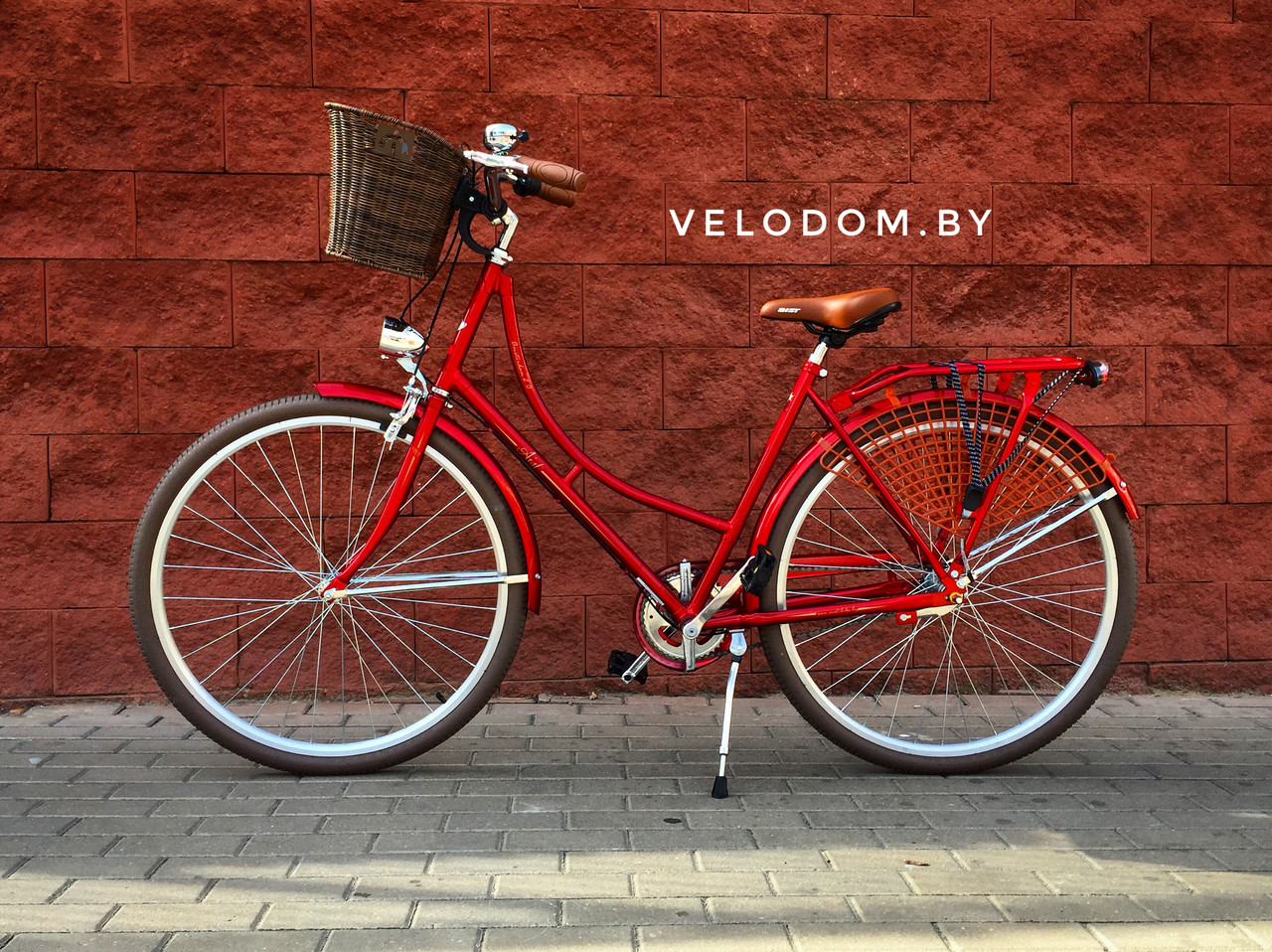 Городской/дорожный велосипед Aist Amsterdam 2.0 красный - фото 2 - id-p36369828