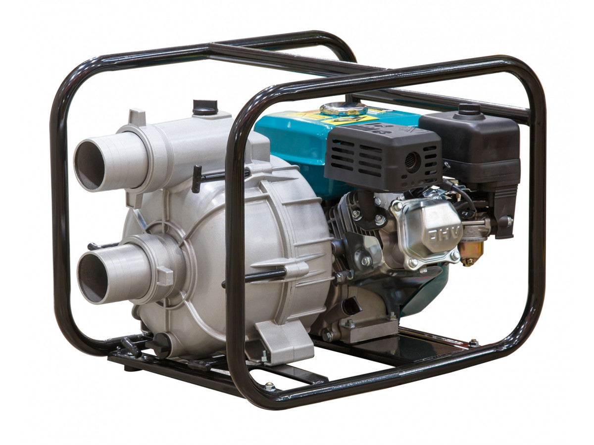 Мотопомпа бензиновая ECO WP-1404D (для загрязнённой воды, 5,2 кВт, 1400 л/мин, 3") - фото 5 - id-p106242216