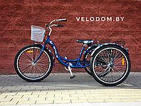 Stels Energy III 26'' V030 синий грузовой велосипед