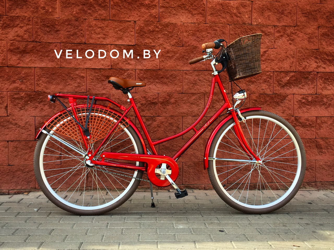 Городской/дорожный велосипед Aist Amsterdam 2.0 красный - фото 3 - id-p36369828