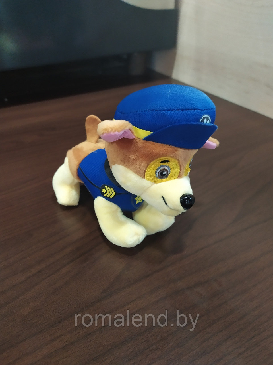 Мягкая игрушка Щенячий патруль Гонщик брелок (Полицейский Chase) - фото 2 - id-p106248482