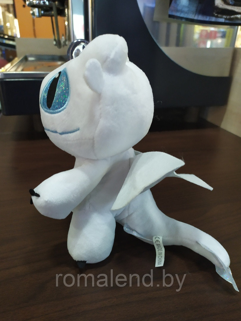 Мягкая игрушка Беззубик белый из мультфильма "Как приручить дракона" 23 см. - фото 3 - id-p106252806