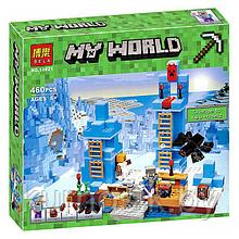 Конструктор BELA 10621 My World Майнкрафт ʺЛедяные шипыʺ, 460 деталей