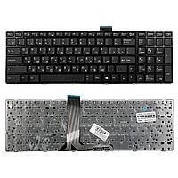 Клавиатура для ноутбука MSI Megabook CR61, CR70, CX70, GE60 Series. Плоский enter. Черная, с рамкой. PN: