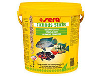 Корм Sera Сichlids Sticks 10 л