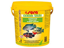 Корм Sera Сichlids Sticks 10 л