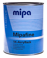 MIPA 241019005M Mipafine 1K-Akryllack Акриловая эмаль RAL 9005 черный матовый 1л