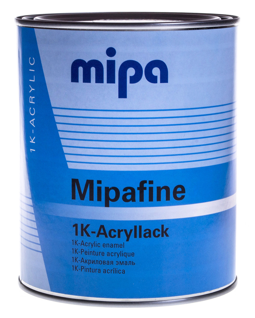 MIPA 241019005M Mipafine 1K-Akryllack Акриловая эмаль RAL 9005 черный матовый 1л - фото 1 - id-p106291876