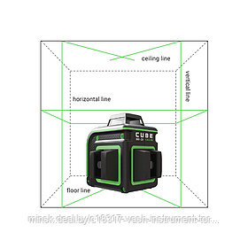 Лазерный нивелир ADA Cube 360 2V Green Professional Edition
