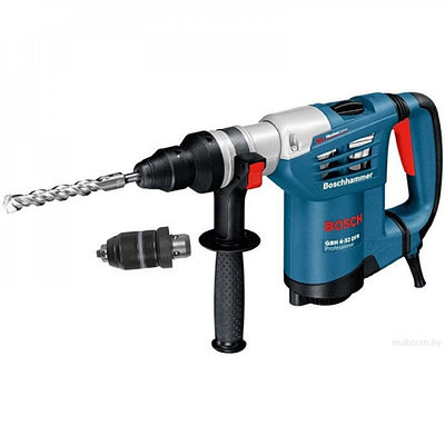 Перфоратор BOSCH GBH 4-32 DFR+S в чем. (900 Вт, 4.2 Дж, 3 реж., патрон SDS-plus, быстросъемн., БЗП в комп.)