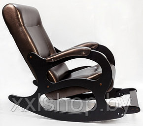 Кресло качалка Бастион 2 с подножкой (dark brown), фото 2