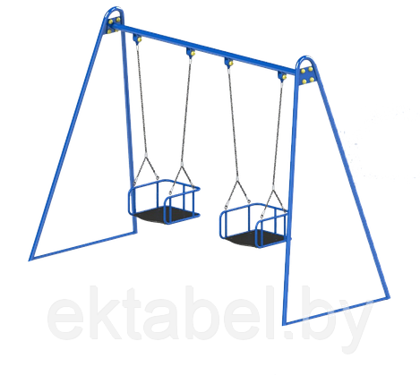 EDIO-310.3 Качели двойные металлические, фото 2