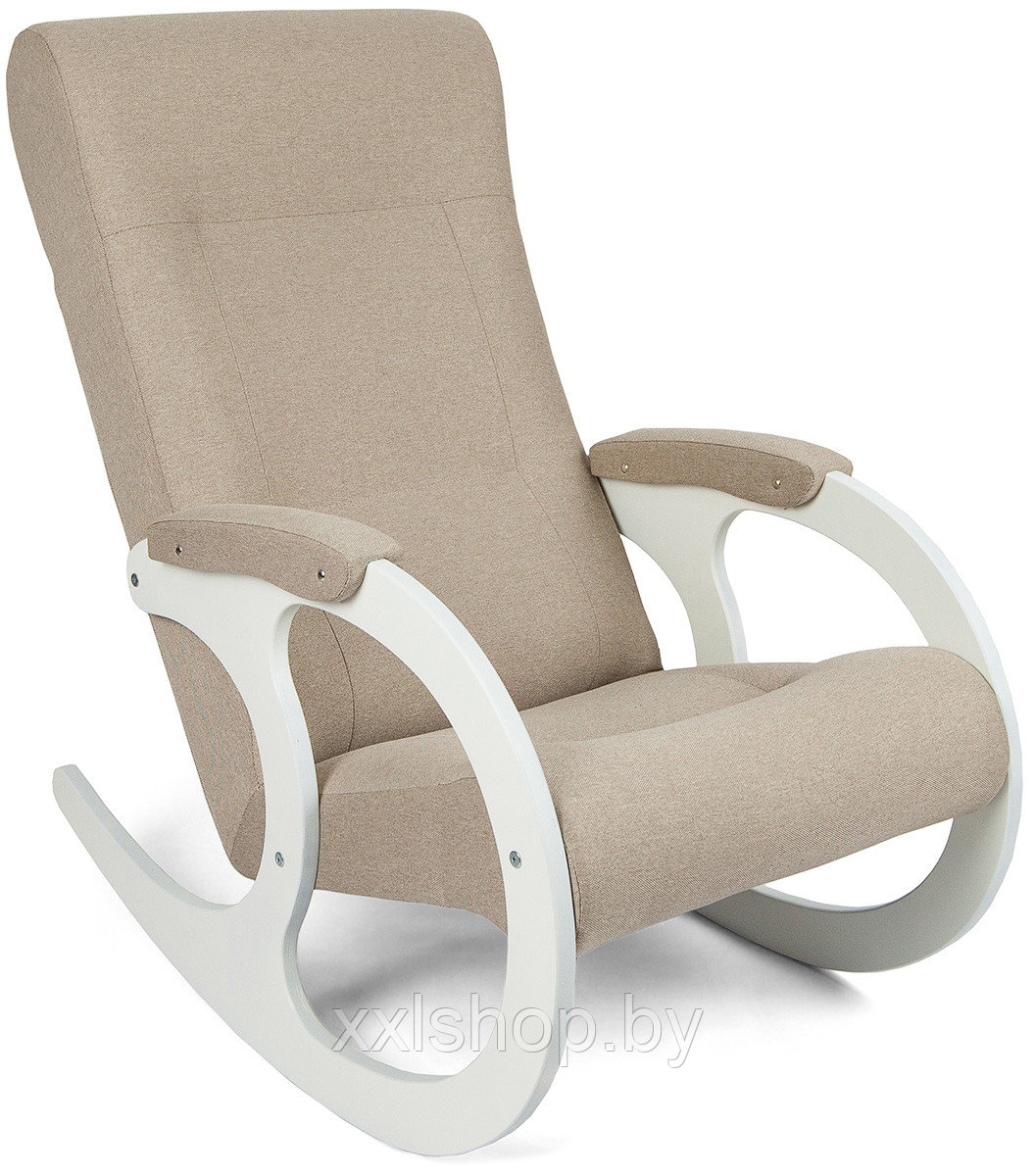 Кресло качалка Бастион 3 (united 3) белые ноги