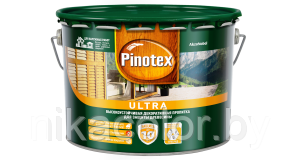 Пропитка по дереву Pinotex Пинотекс Ultra 10л Бесцветный